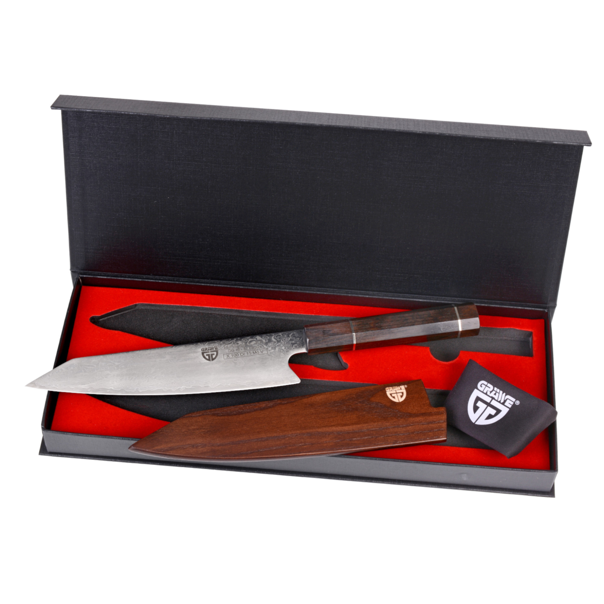 Kochmesser Damast 67 Lagen, 8"