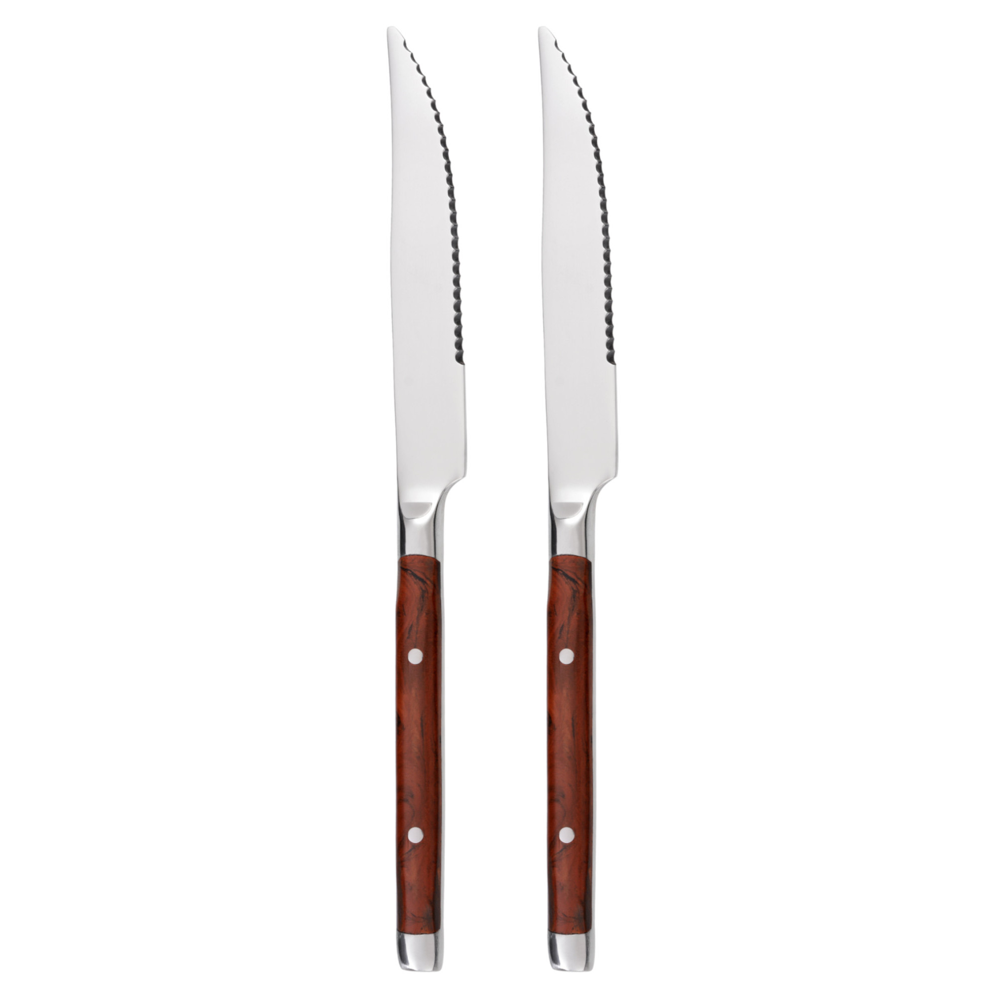 Steakmesser 2er-Set Bamberg braun