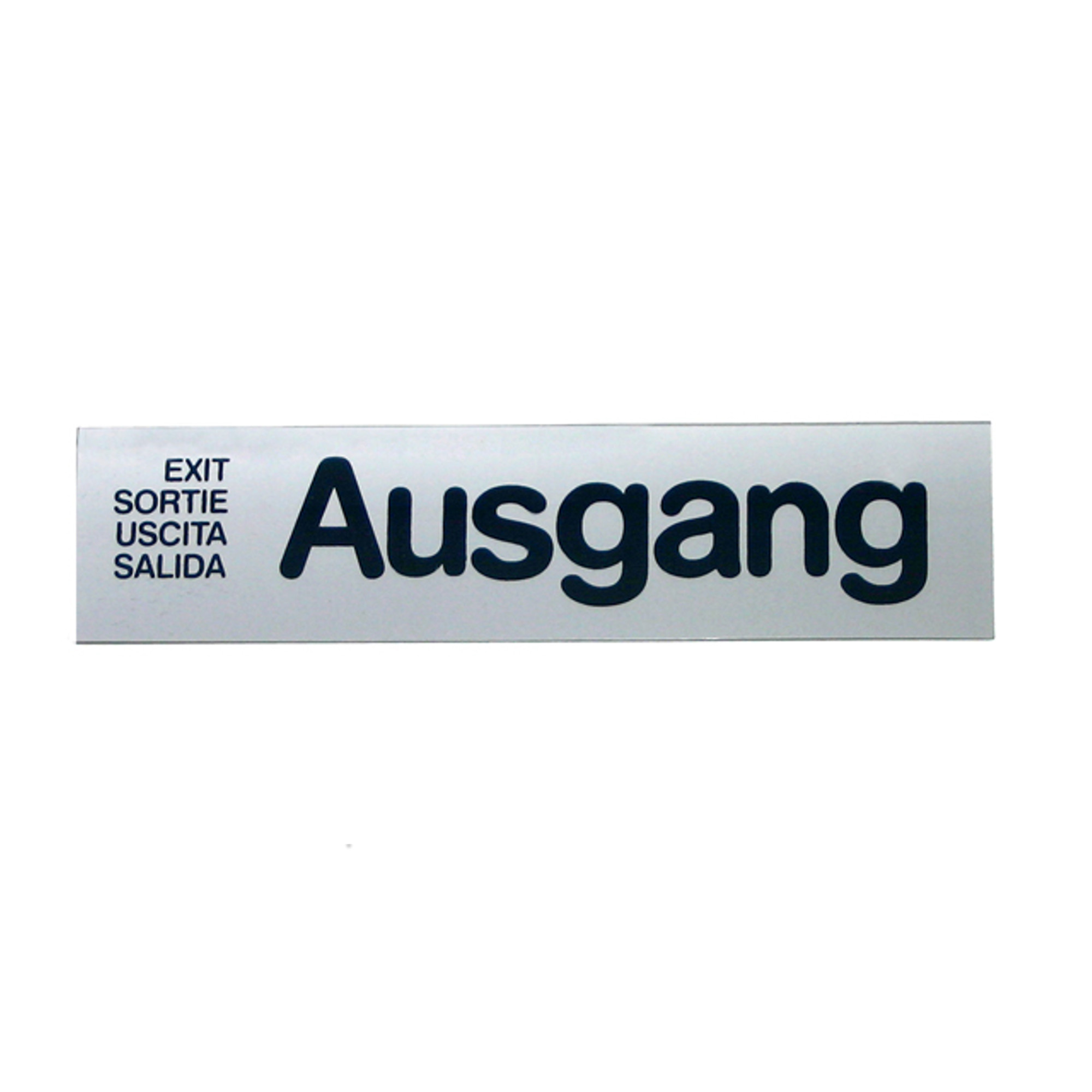 Türschild "Ausgang"