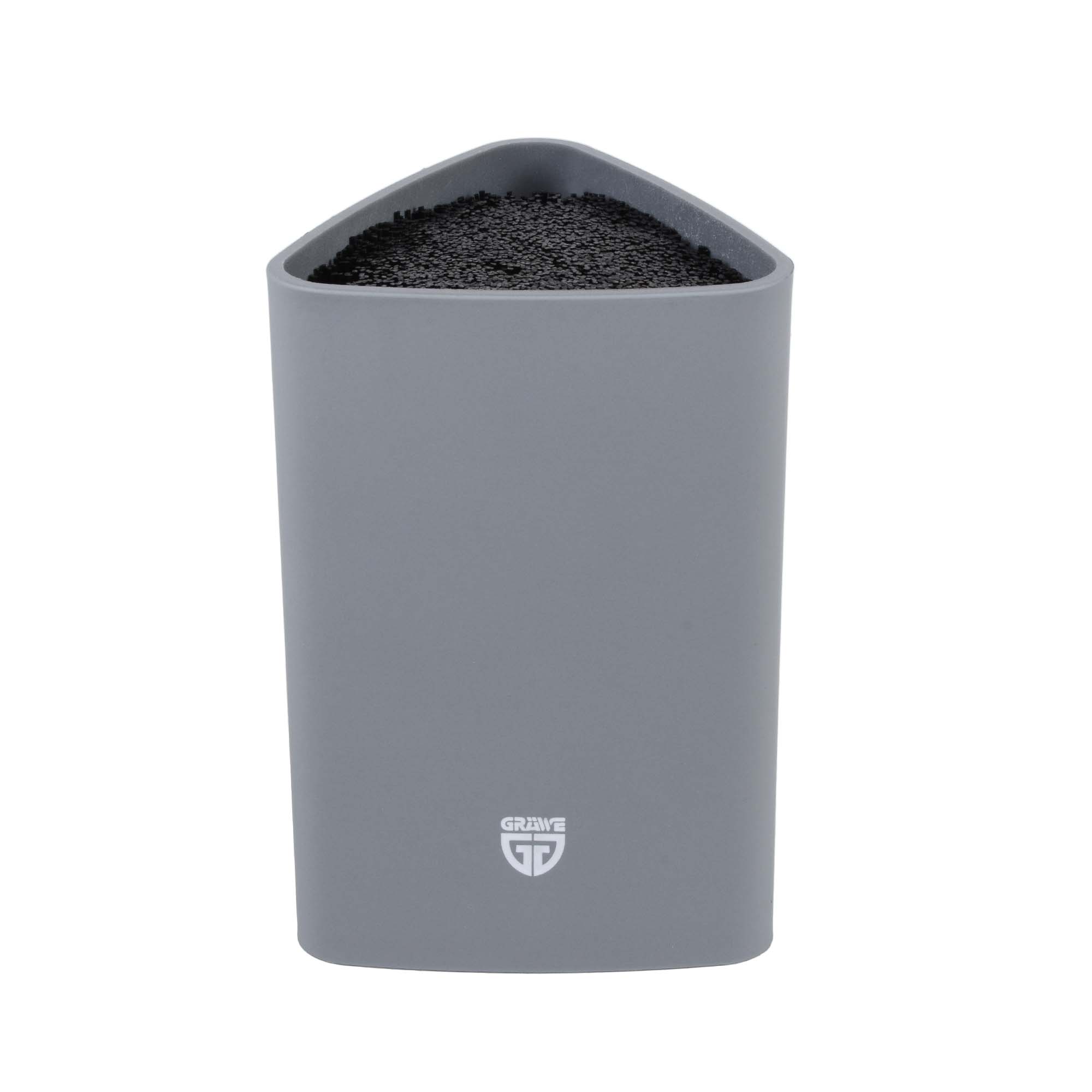 Messerblock klein universal grau