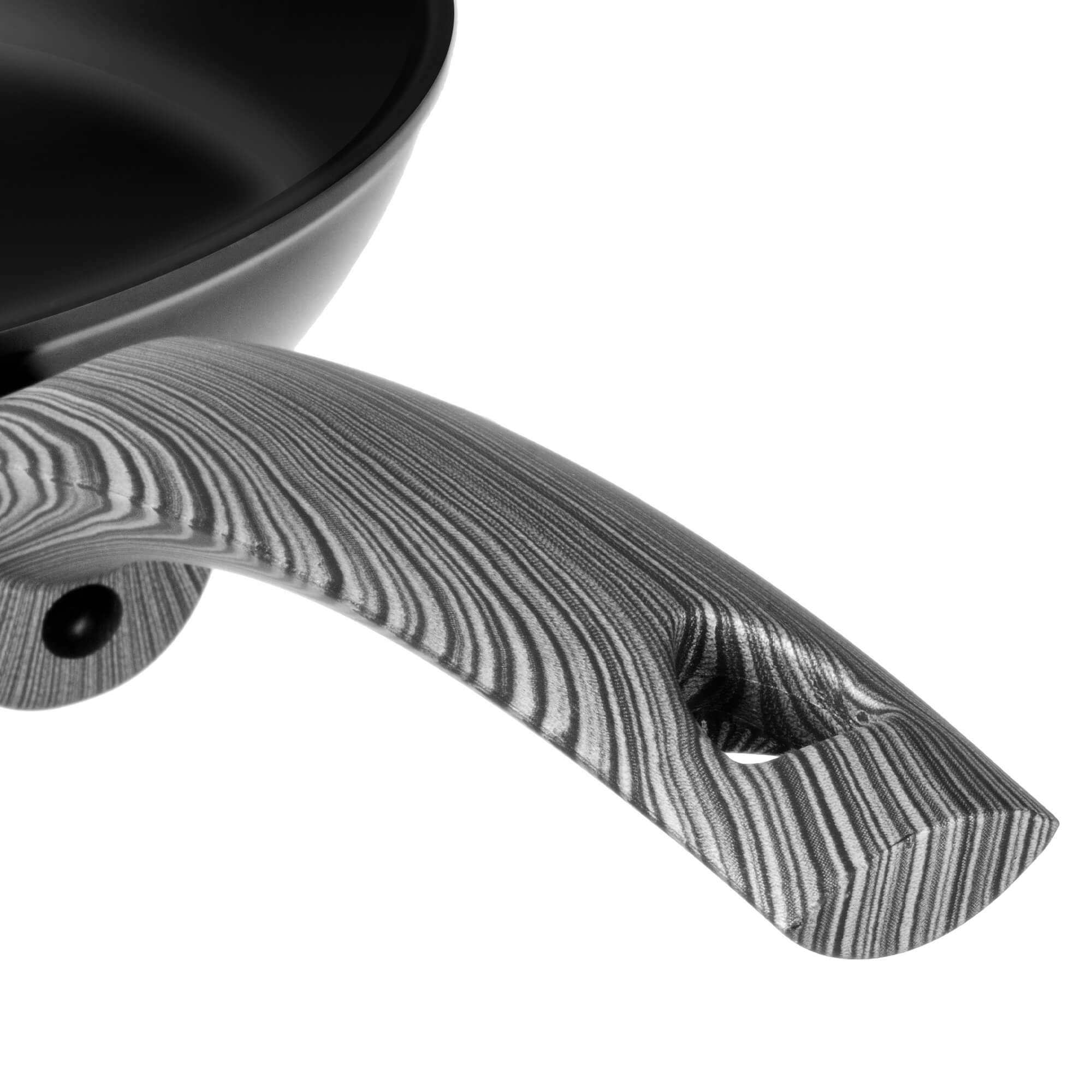 GRÄWE Alu-Pfannen, Ø 20 cm, Ø 24 cm, Ø 28 cm, 3-tlg, Pfannenwender