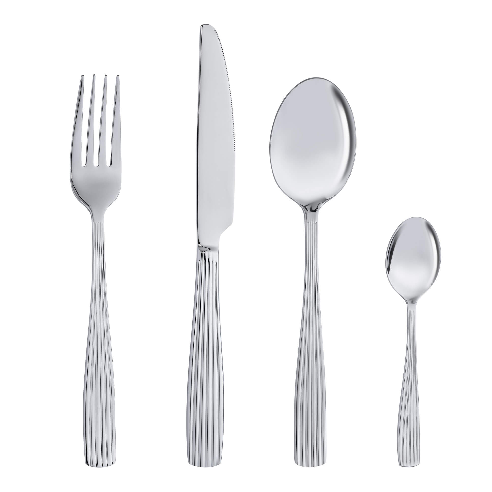 Besteckset Lino, 24-teilig, 6 Personen, Edelstahl