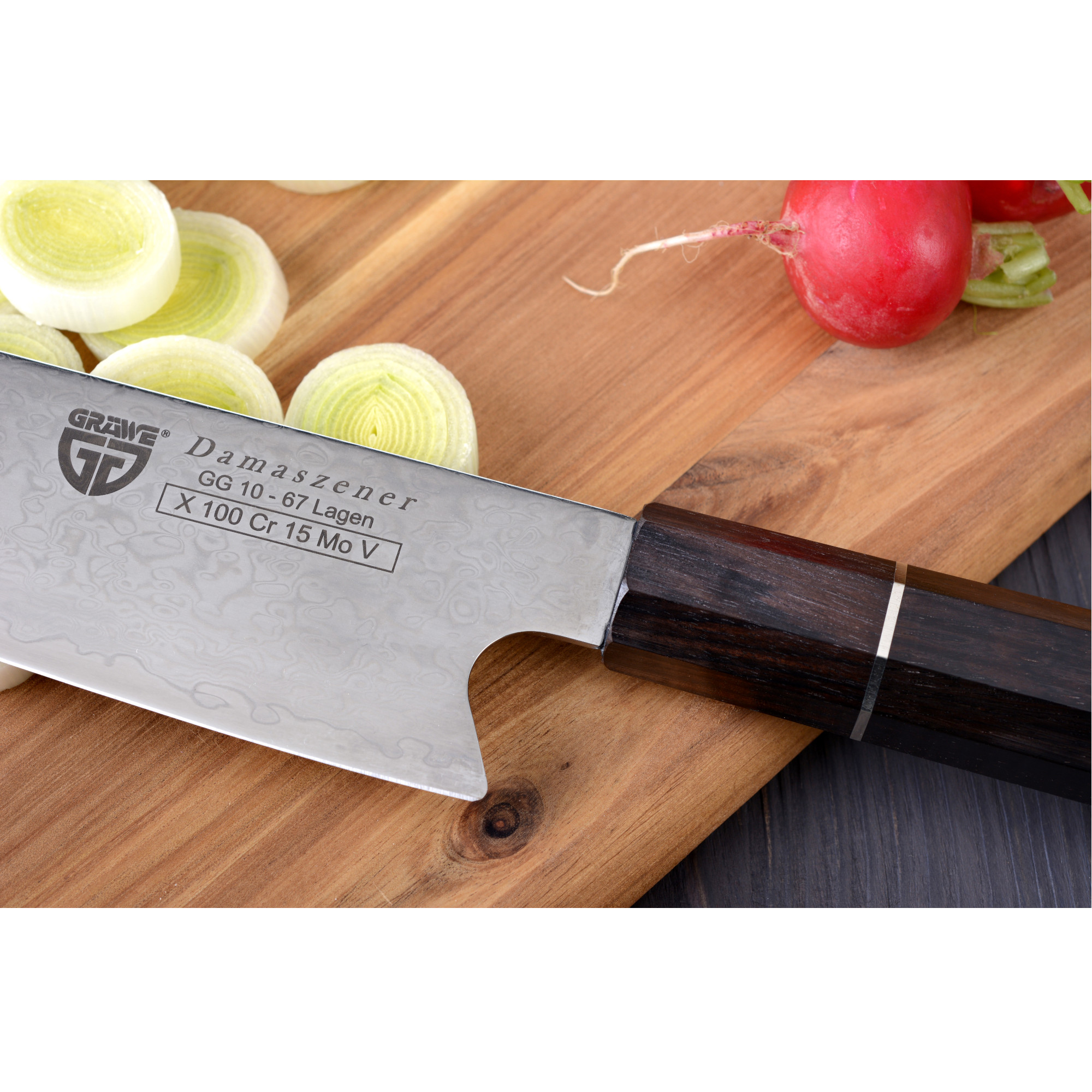 Kochmesser Damast 67 Lagen, 8"
