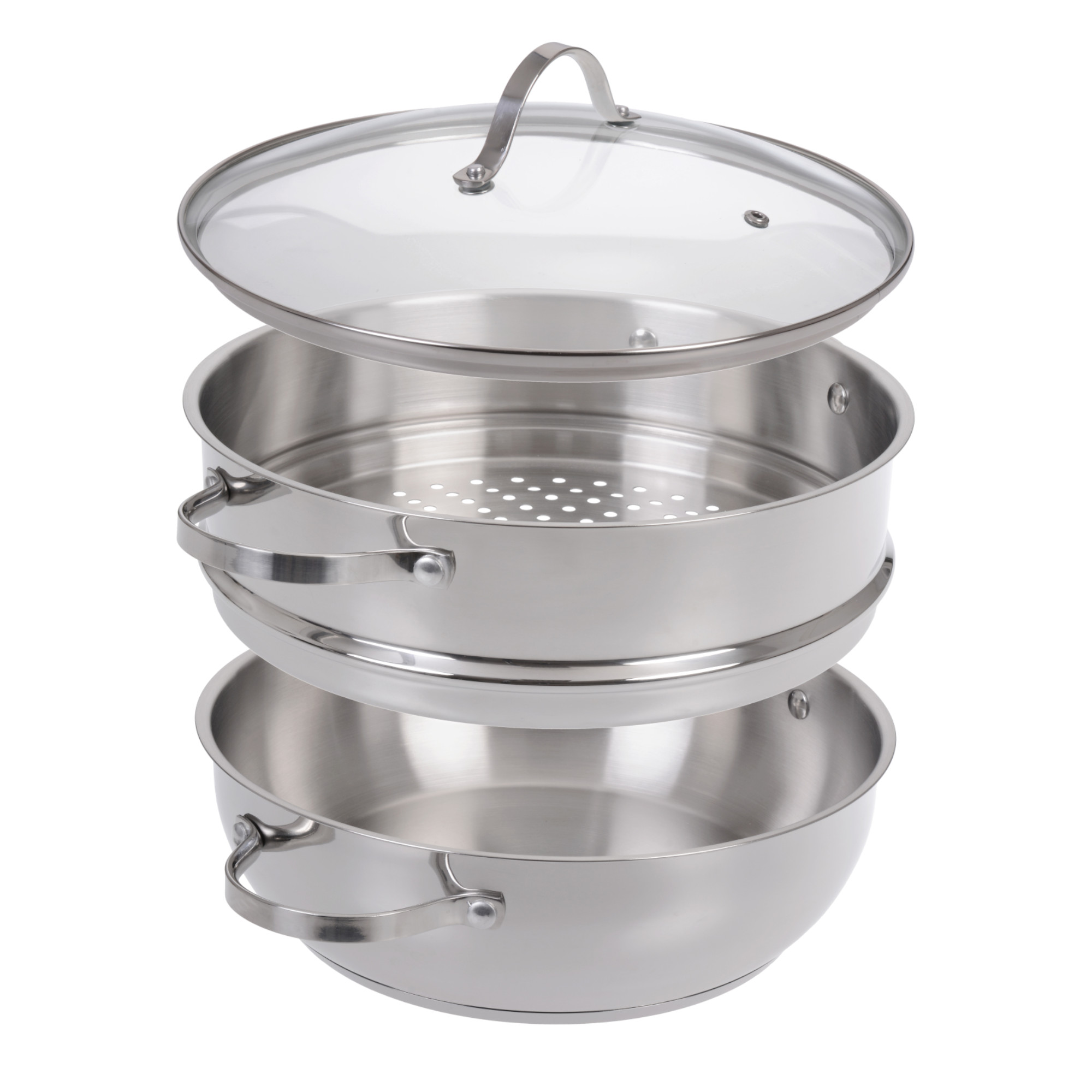 Dampfeinsatz für Dampfgarer Ø 28 cm, Serie Pro-Line