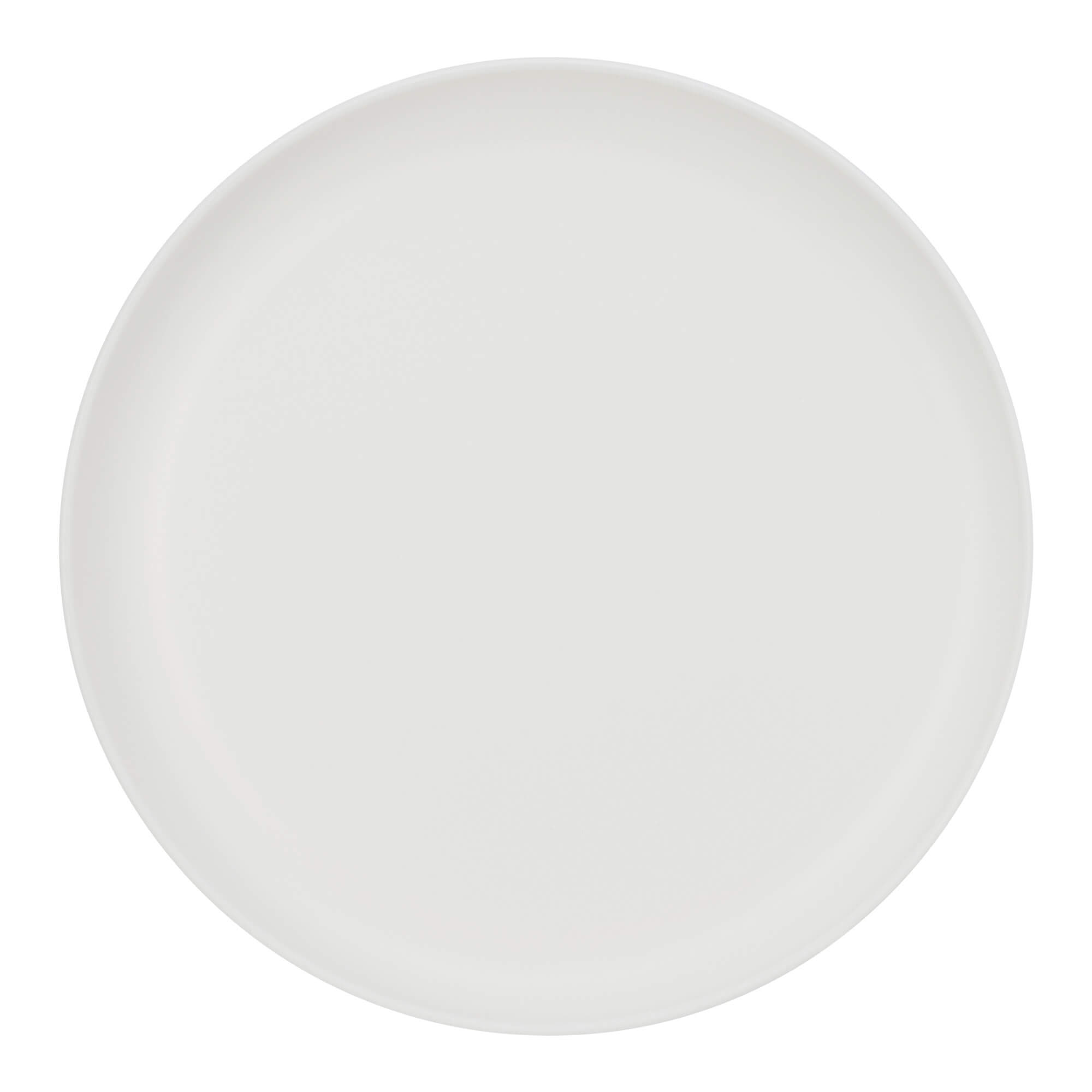 Teller aus Kunststoff, Serie Linea Ø 18 cm,10 Stück, Weiß
