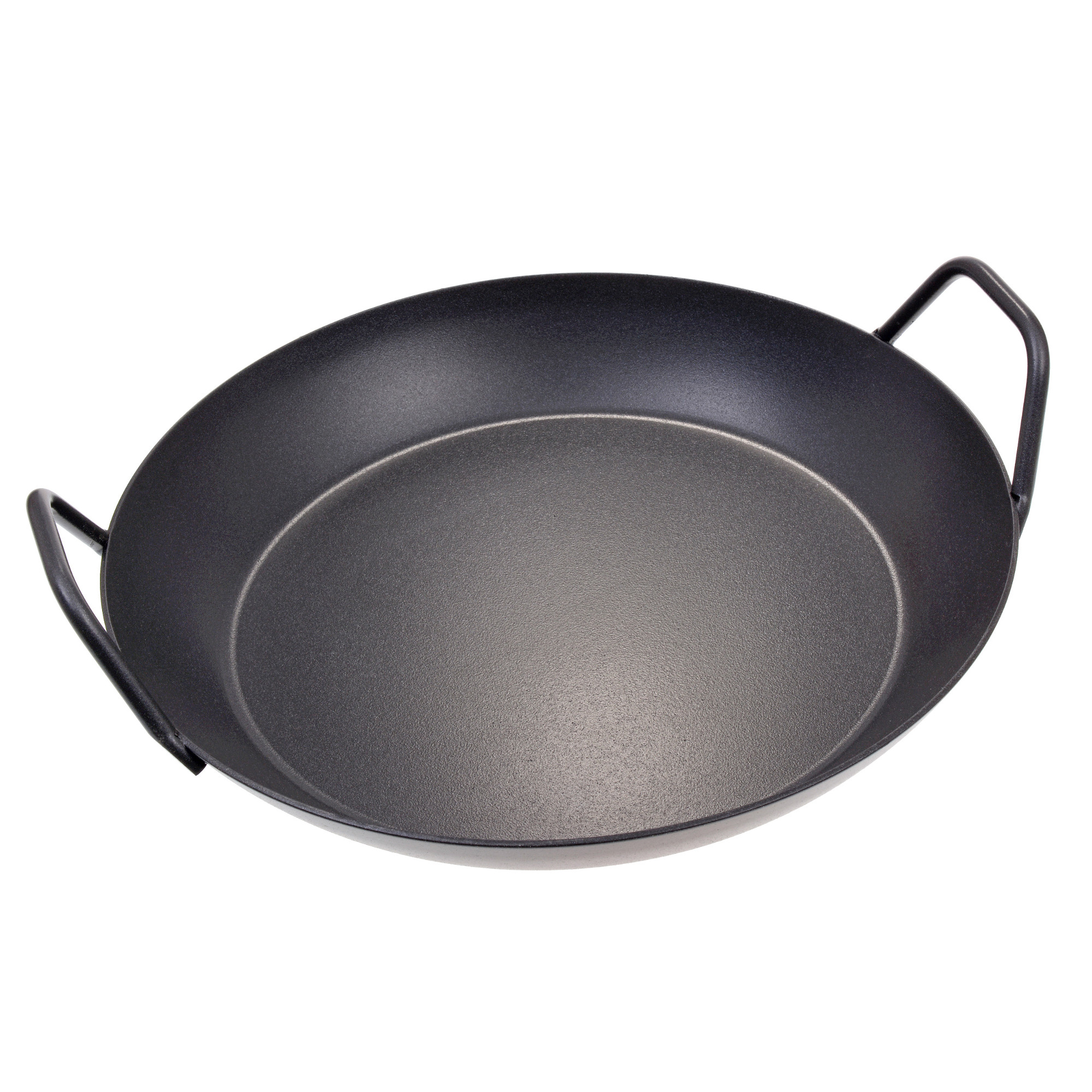 Schmiedeeiserne Servierpfanne 32 cm HOCH mit Keramikbeschichtung ECO PRO