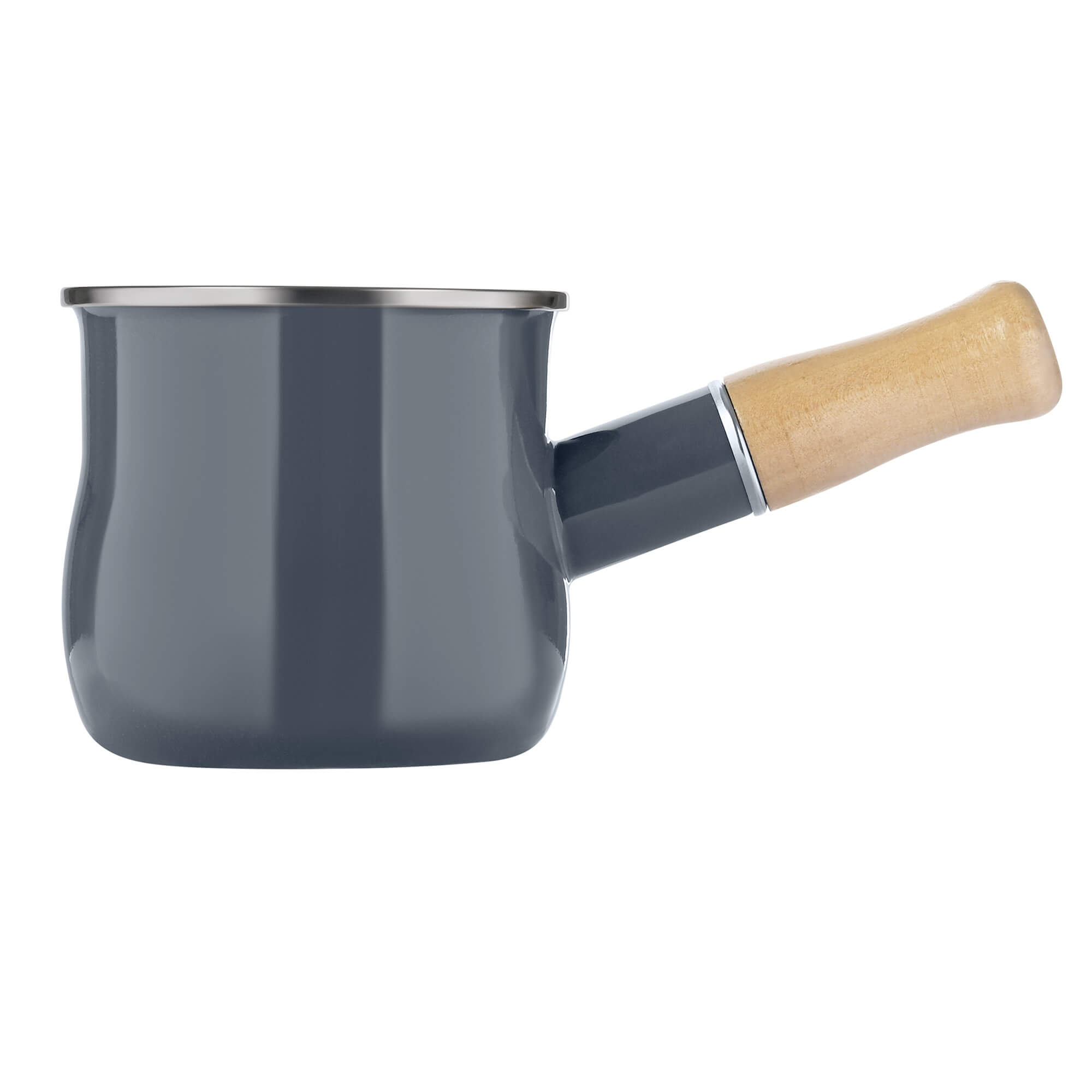 Milchtopf, Serie Emaille Element, 450 ml, Grau