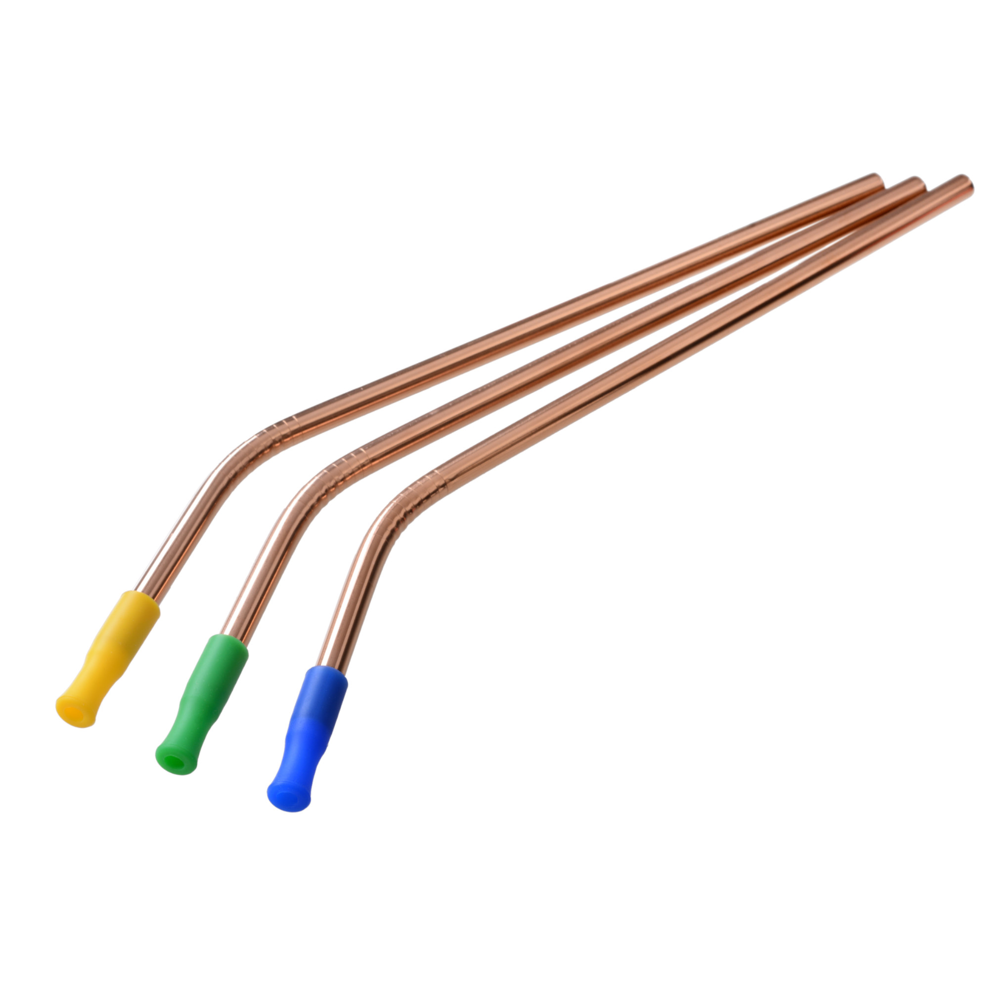 24er Pack Silikonspitzen für Edelstahl-Trinkhalme, verschiedene Farben