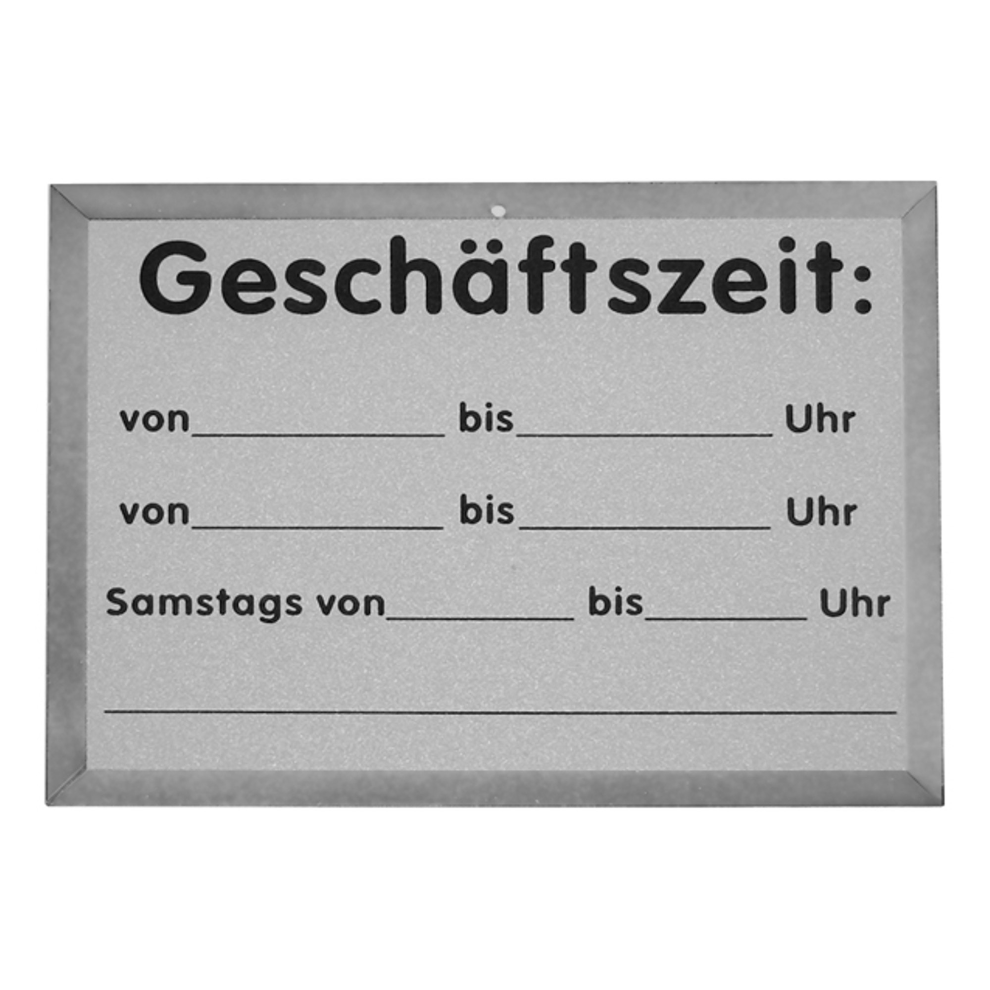 Gastroschild GESCHÄFTSZEIT