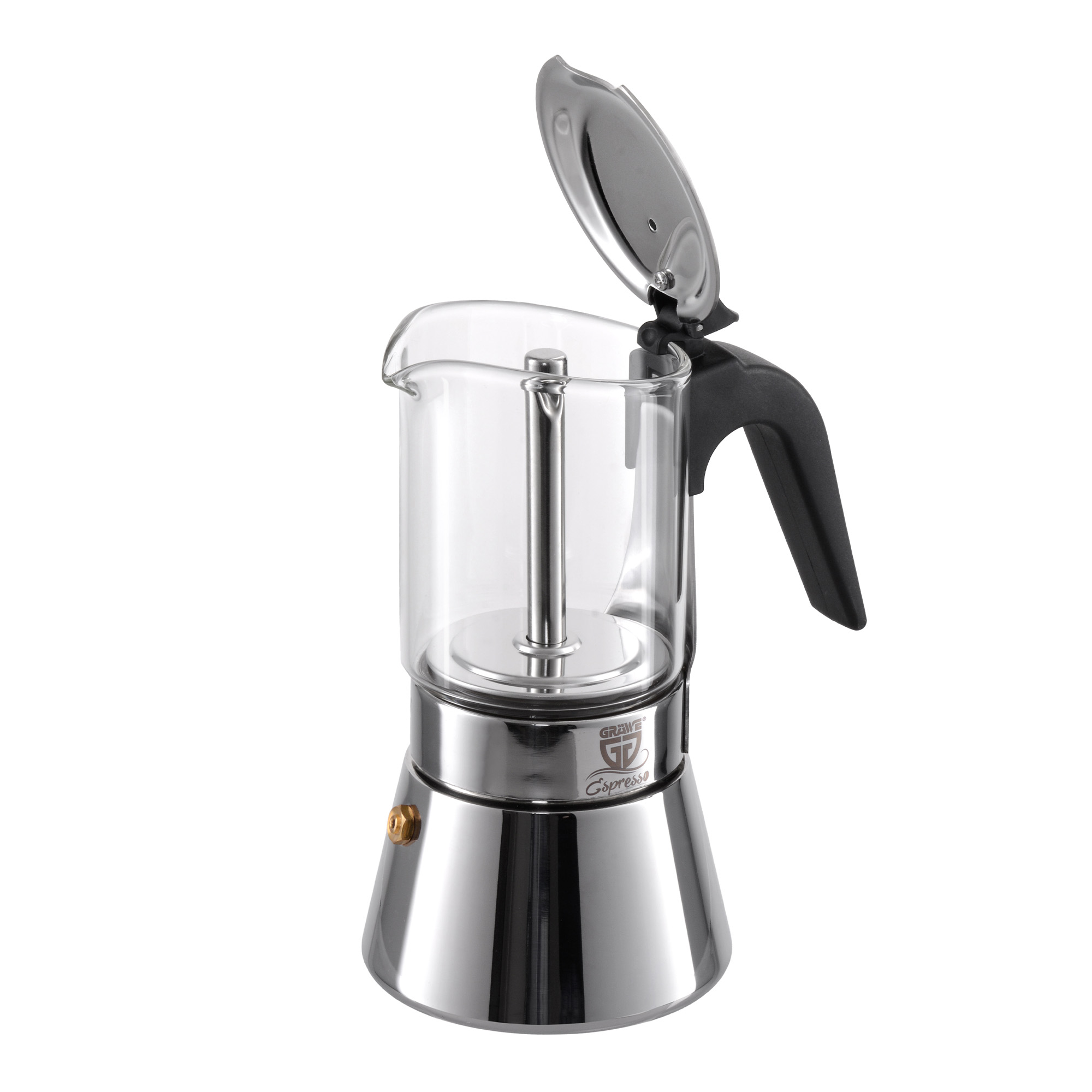 Espressokocher mit Glaskanne, 4 Tassen