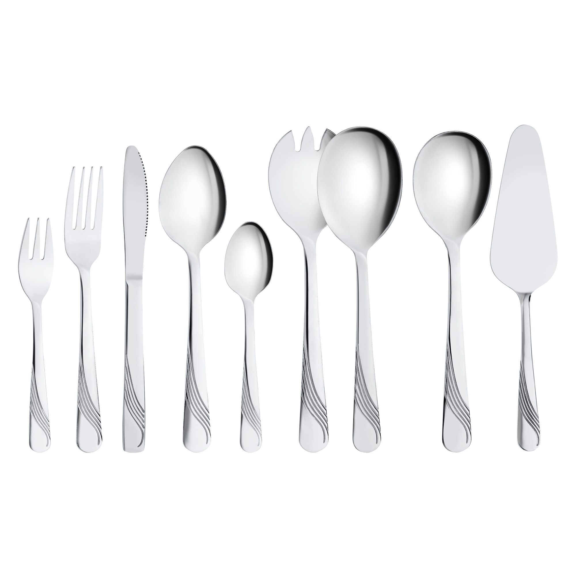 Besteckkasten 310-teilig aus Edelstahl, Besteckserie RÜGEN