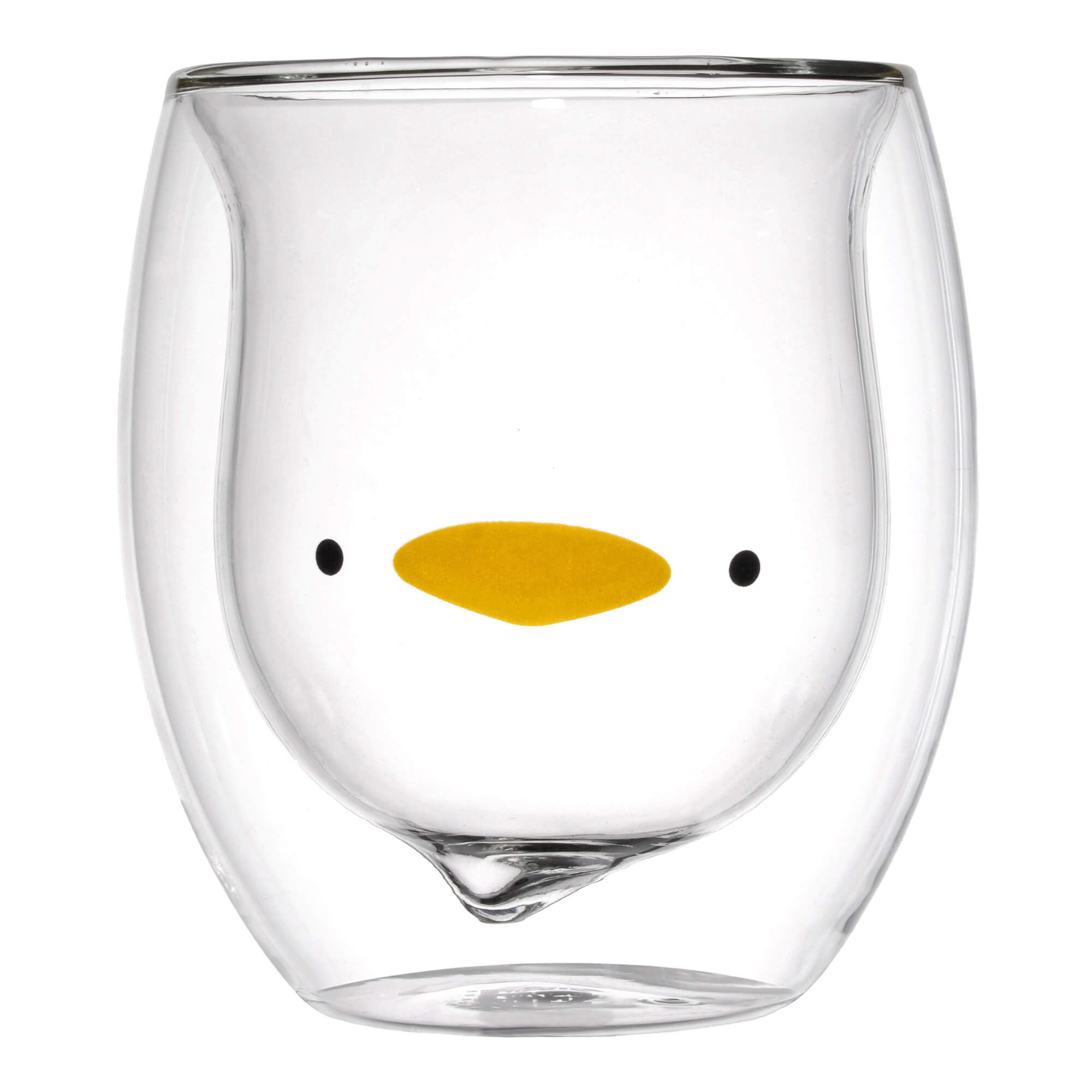 GRÄWE Doppelwandige-Thermogläser, 285ml, 2er Set, Motiv Ente