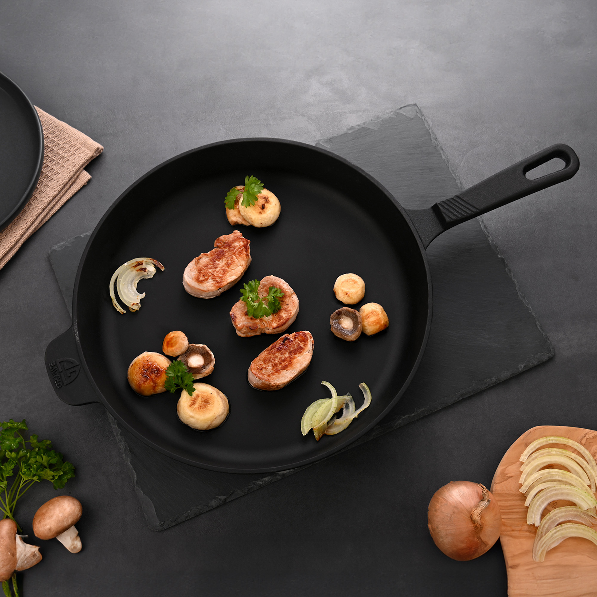 Gusseisenpfanne, Ø 32 cm, Serie CI 350