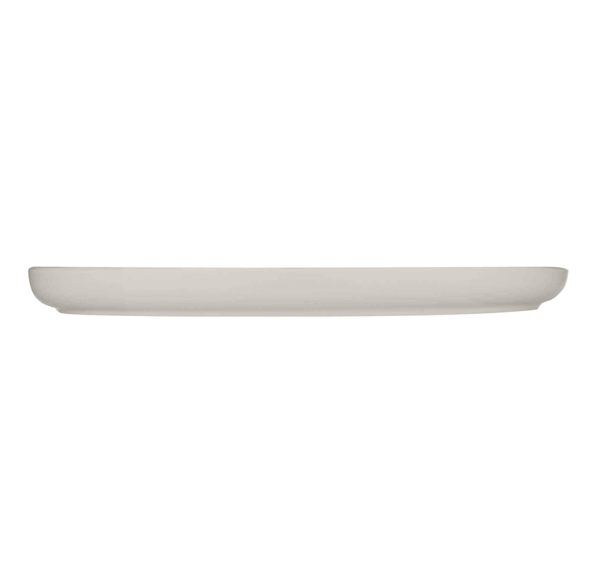 Teller aus Kunststoff, Serie Linea Ø 25 cm,10 Stück, Beige