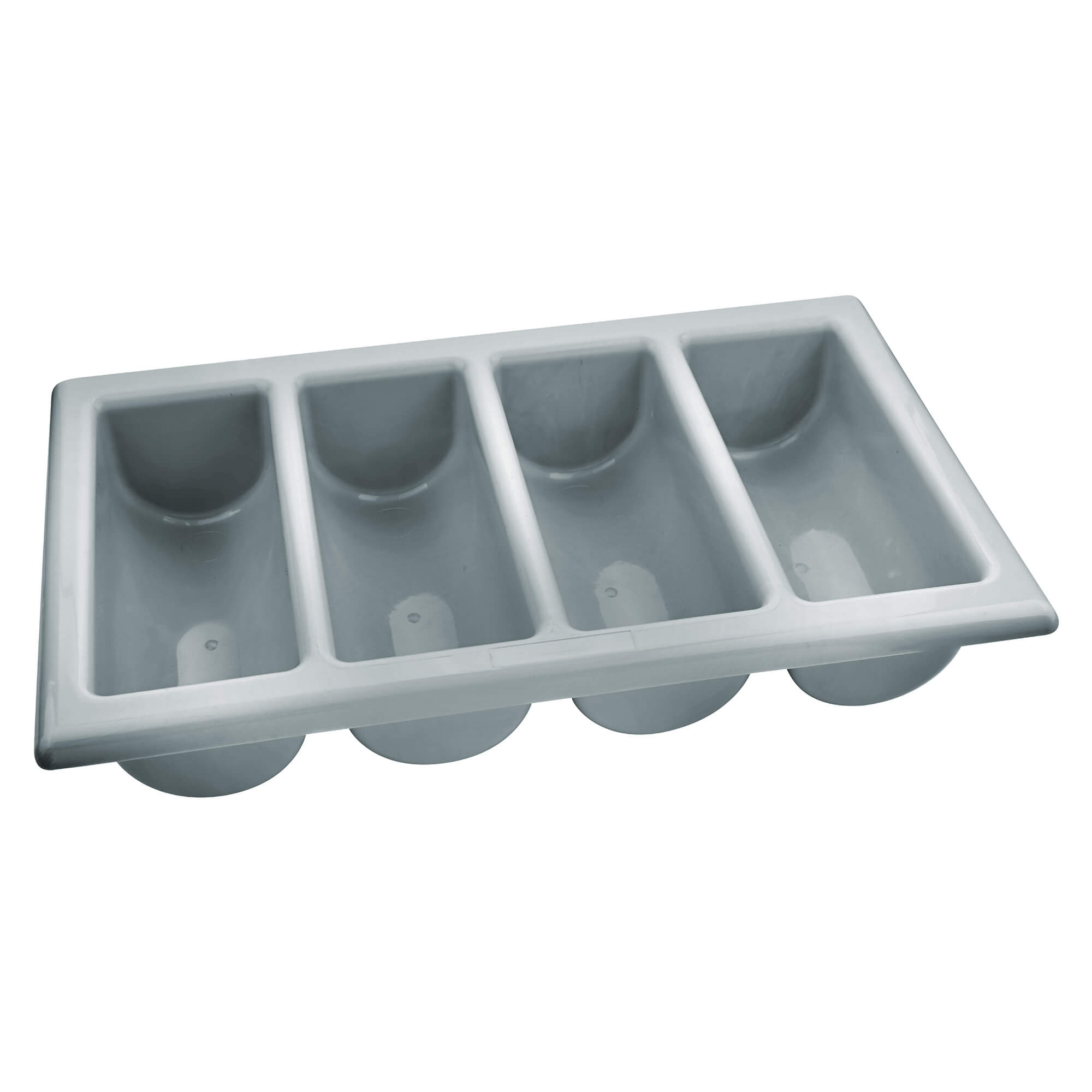 Gastrokasten grau 4 Fächer, Polypropylen