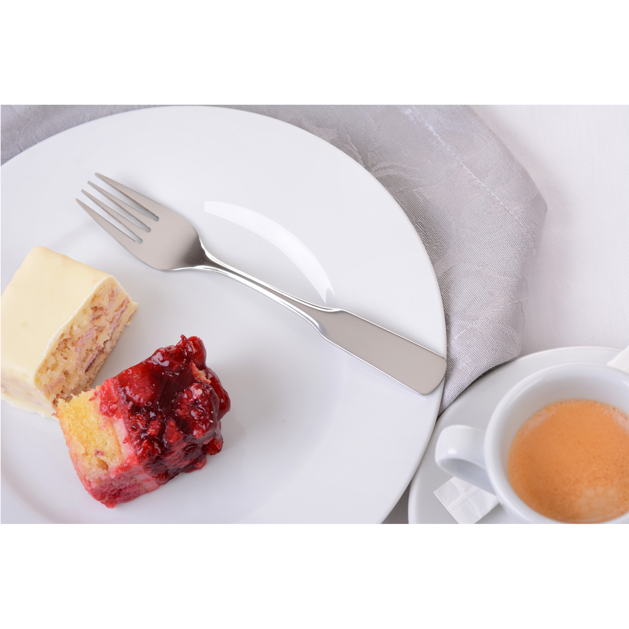 Vorspeise- Dessertgabel 6 STÜCK Besteckserie SPATEN